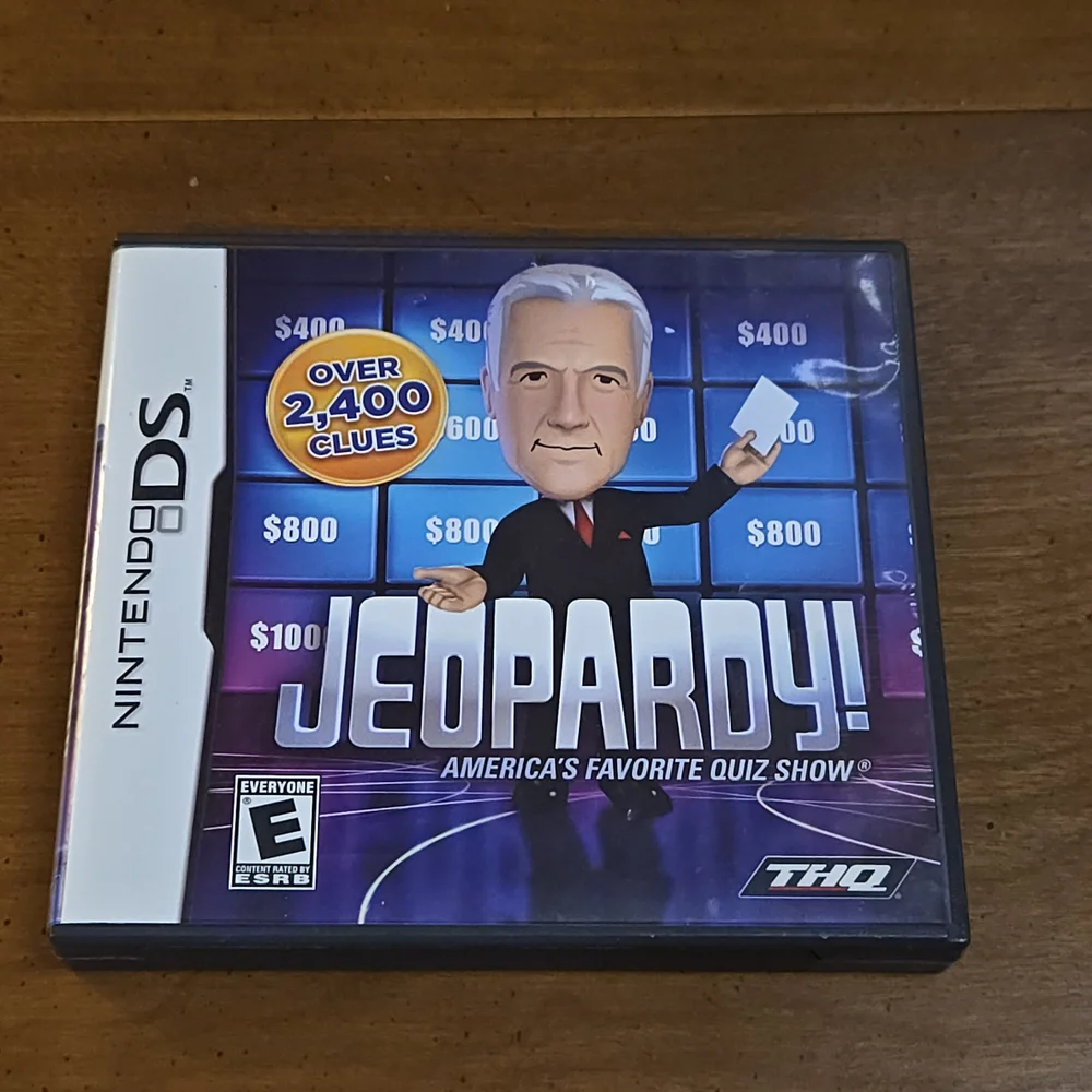 Nintendo DS Jeopardy! Game Complete In Box With Manual 2010